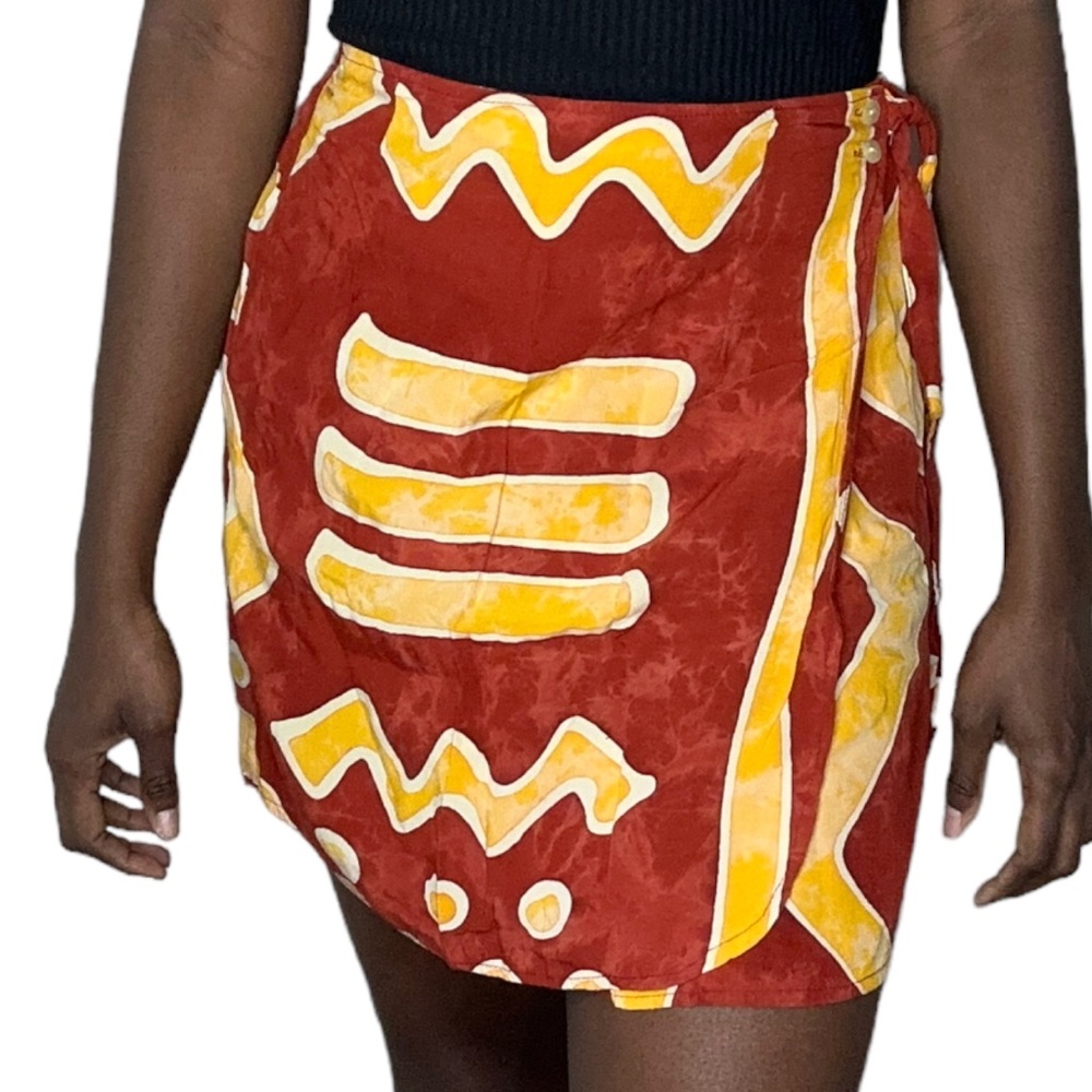 Gorgeous Tribal Wrap Skirt😍🔥
